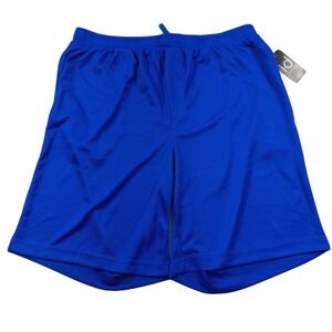 ID Ideology Mesh Break Shorts Mens Large Blue Cobalt Athletic Basketball Dry NEW